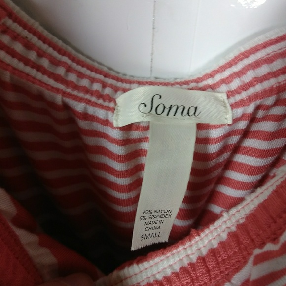 3/$30 Soma Removeable Straps Knotted Stripe Maxi S - Picture 4 of 5